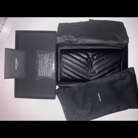 YSL Monogram Large Flap Wallet - Picture 2 of 3